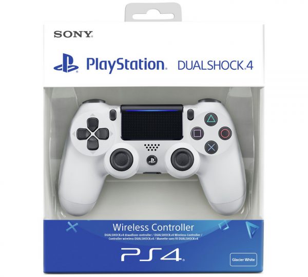 PS4 DualShock 4 V2 Wireless Controller - White (New, Boxed)