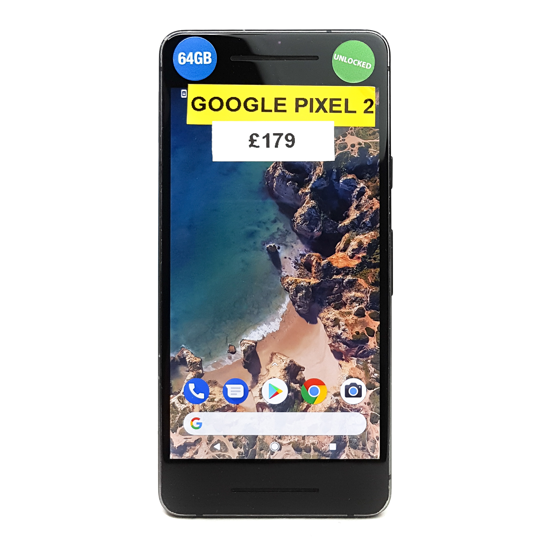 Google Pixel 2 Black 64GB Unlocked – Zygone